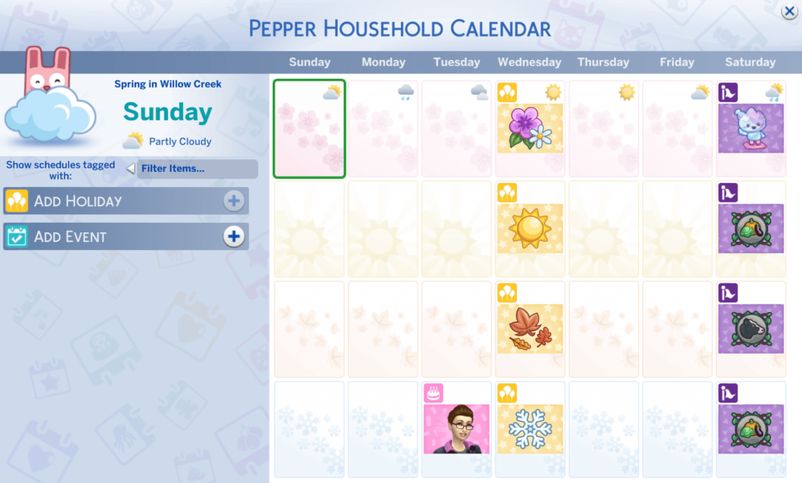 Simple Seasonal Holidays Default Holiday