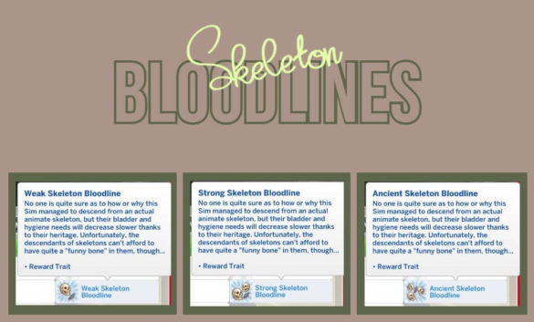 The Sims 4 Skeleton Bloodlines