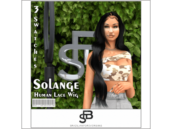 The Sims 4 SOLANGE WIG