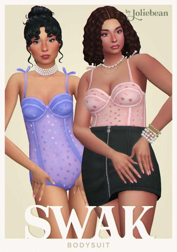 The Sims 4 swak bodysuit by joliebean