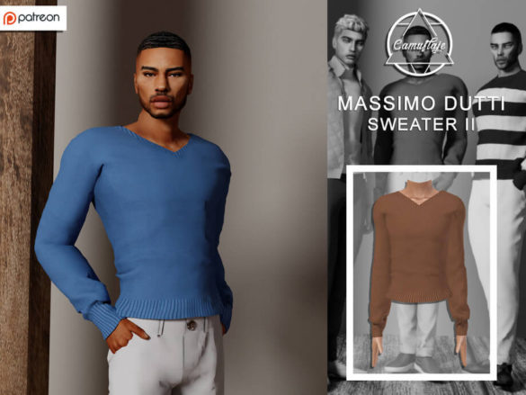 The Sims 4 Sweater II by Camuflaje