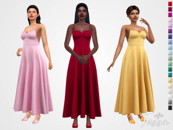 The Sims 4 Tessa Dress by Sifix