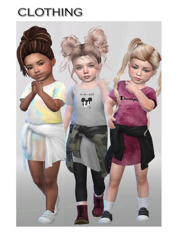 The Sims 4 Toddler Fashion Set 7 at ShojoAngel
