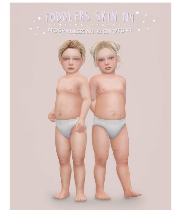 toddler skin #4 overlay nose mask for toddlers