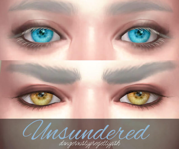 The Sims 4 unsundered eyes