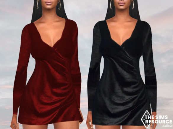 The Sims 4 Velvet Evening Dresses by Saliwa