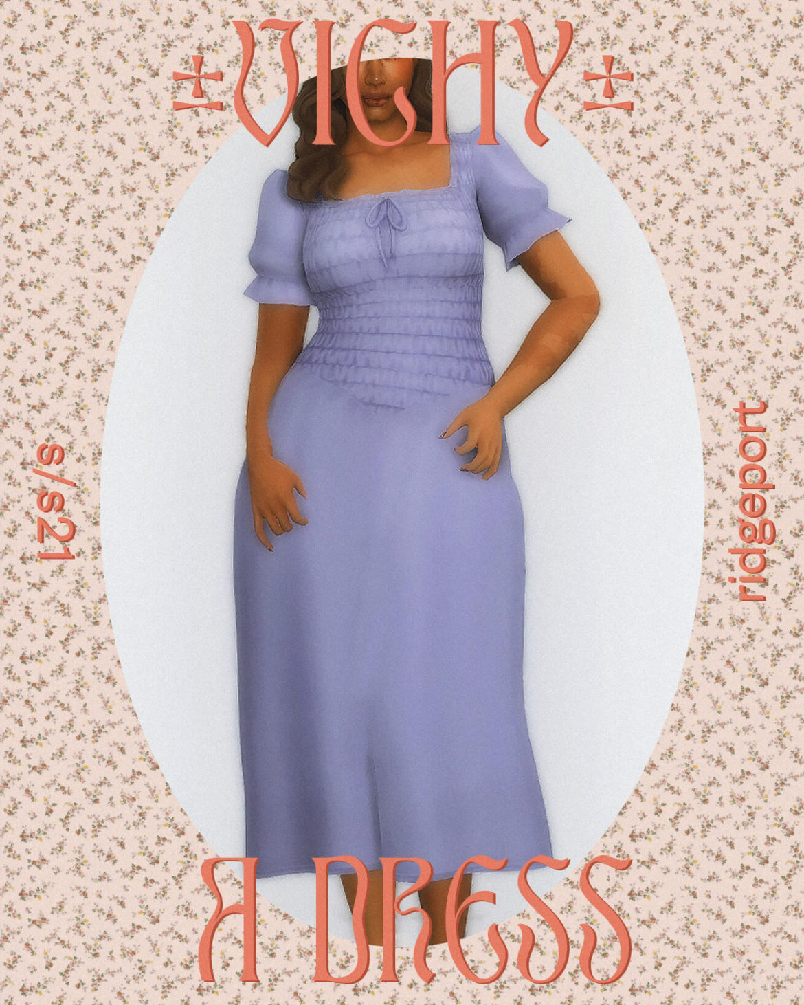 The Sims 4 vichy dress