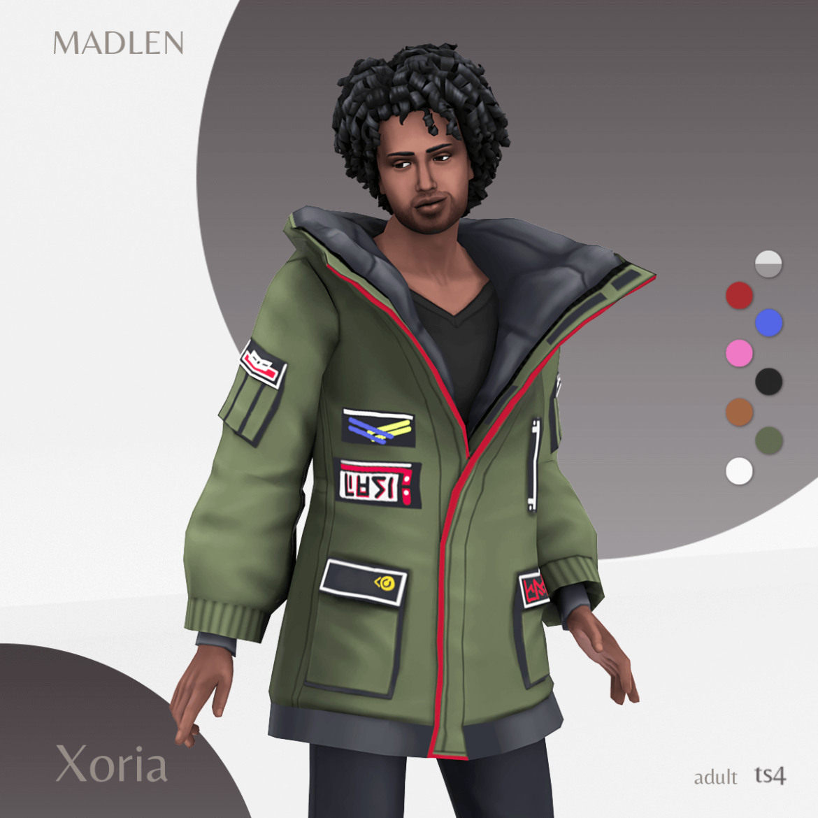 The Sims 4 xoria jacket male