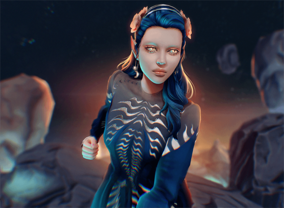 The Sims 4 ZERO GRAVITY cc pack by joliebean