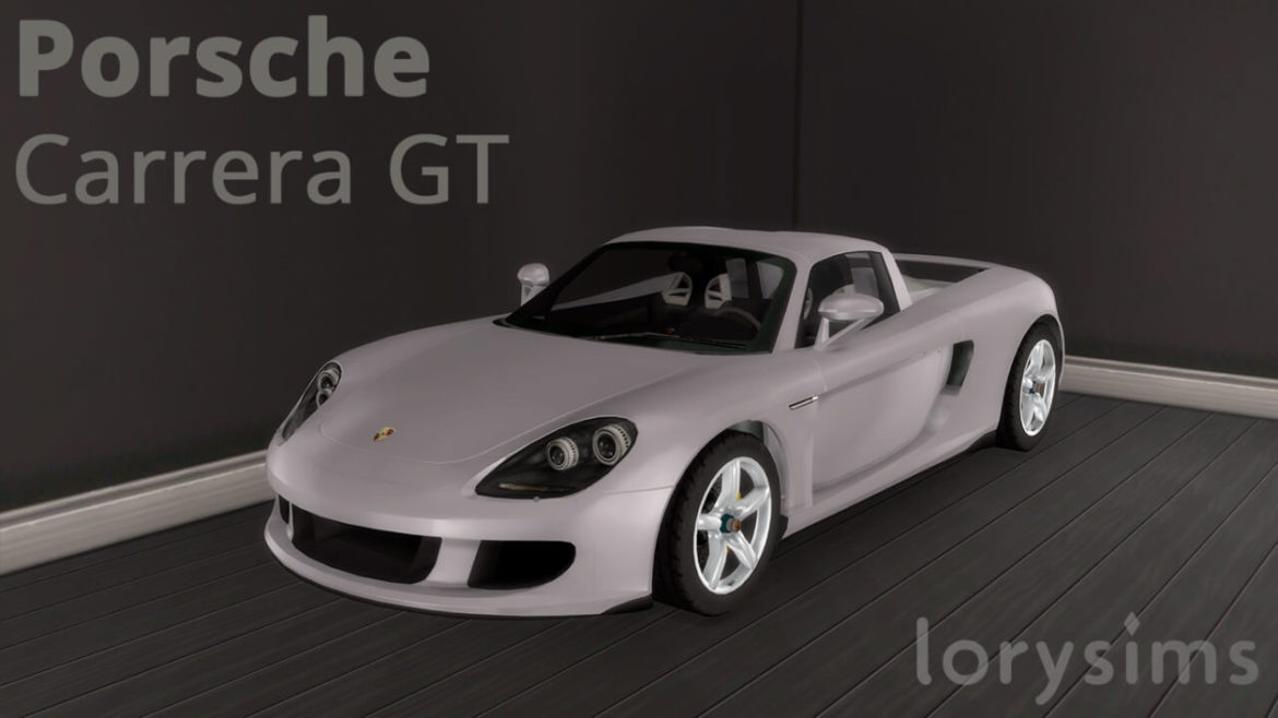 The Sims 4 2004 Porsche Carrera GT at LorySims