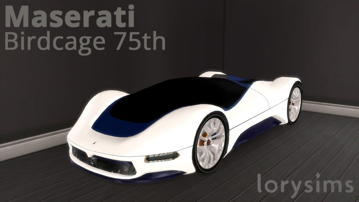 The Sims 4 2005 Maserati Birdcage 75th at LorySims