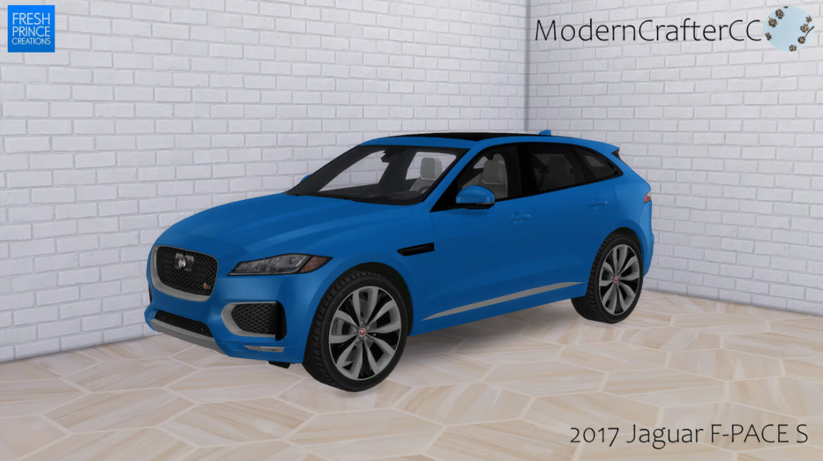 The Sims 4 2017 Jaguar F-PACE S at Modern Crafter CC