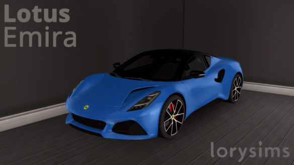 The Sims 4 2022 Lotus Emira at LorySims