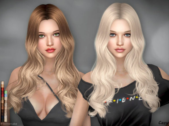 The Sims 4 Amanda – Female Hairstyle by Cazy
