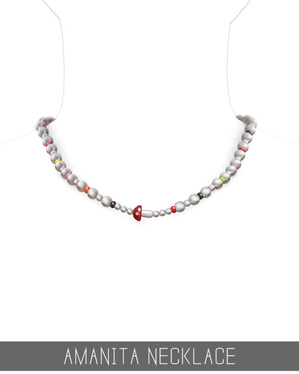 The Sims 4 AMANITA NECKLACE at Simpliciaty