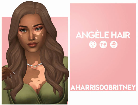 The Sims 4 Angèle Hair at AHarris00Britney