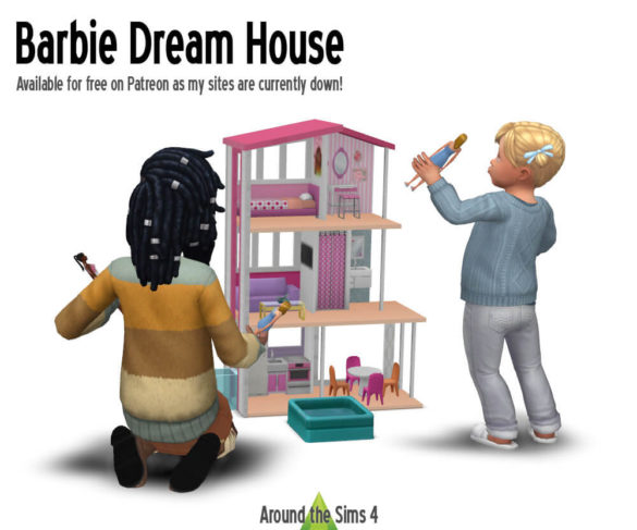 The Sims 4 Barbie Dream House at Around the Sims 4