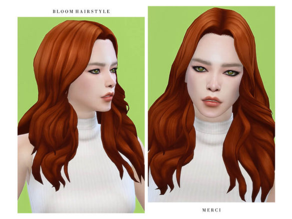 The Sims 4 Bloom Hairstyle by -Merci-