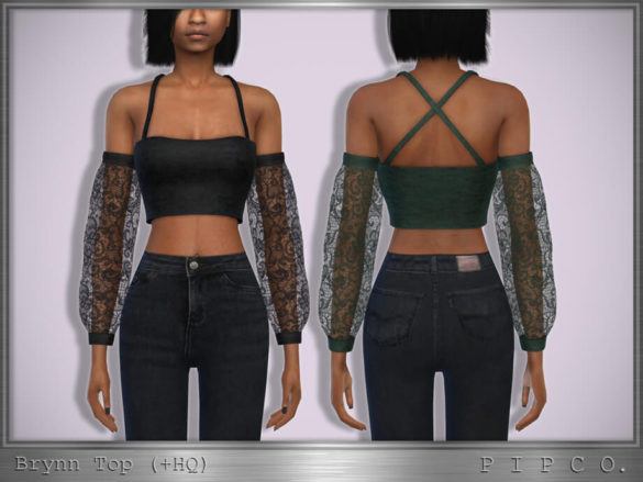 The Sims 4 Brynn Top II by Pipco
