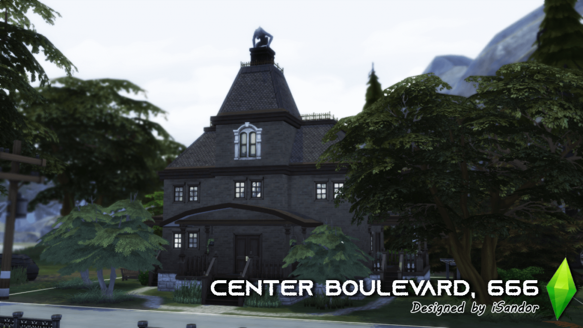 The Sims 4 Center boulevard | NO CC