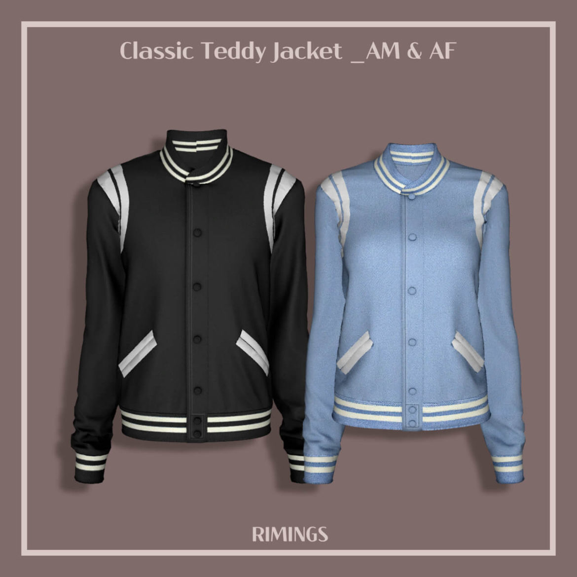 The Sims 4 Classic Teddy Jacket at RIMINGs