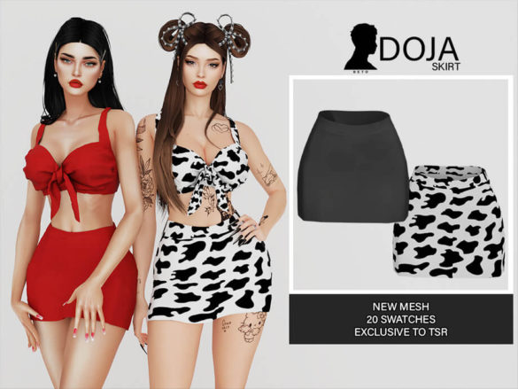 The Sims 4 Doja (Skirt) by Beto_ae0