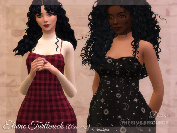 Elaine Turtleneck Accessory by Dissia