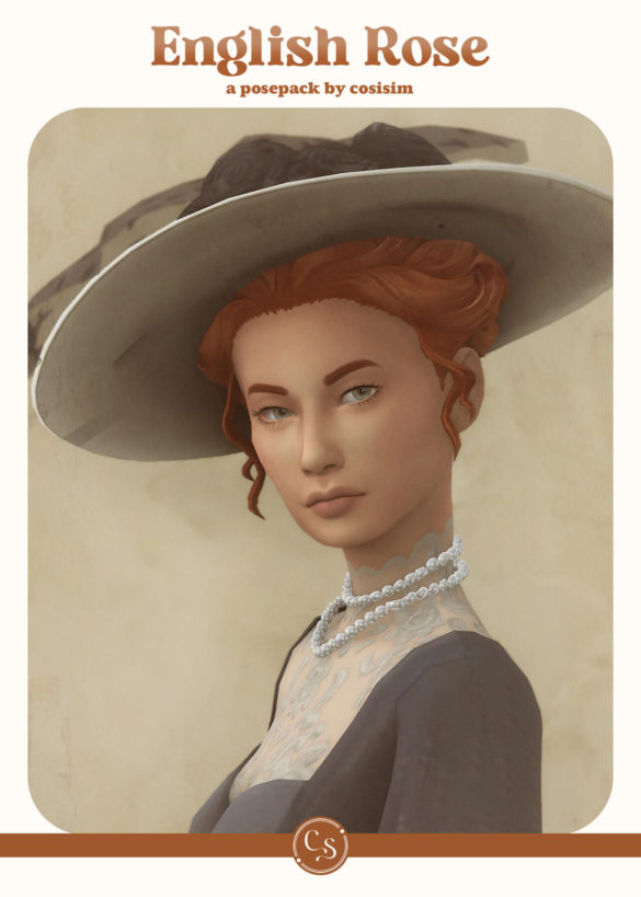 The Sims 4 english rose posepack
