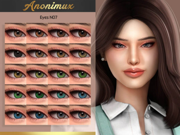 The Sims 4 Eyes N07 by Anonimux Simmer at TSR