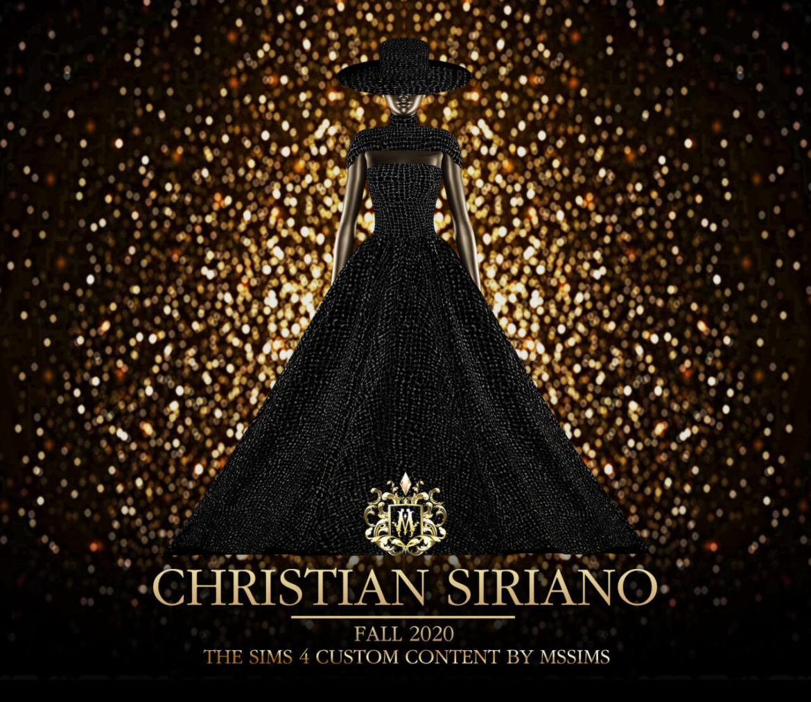 The Sims 4 FALL 2020 GOWN at MSSIMS