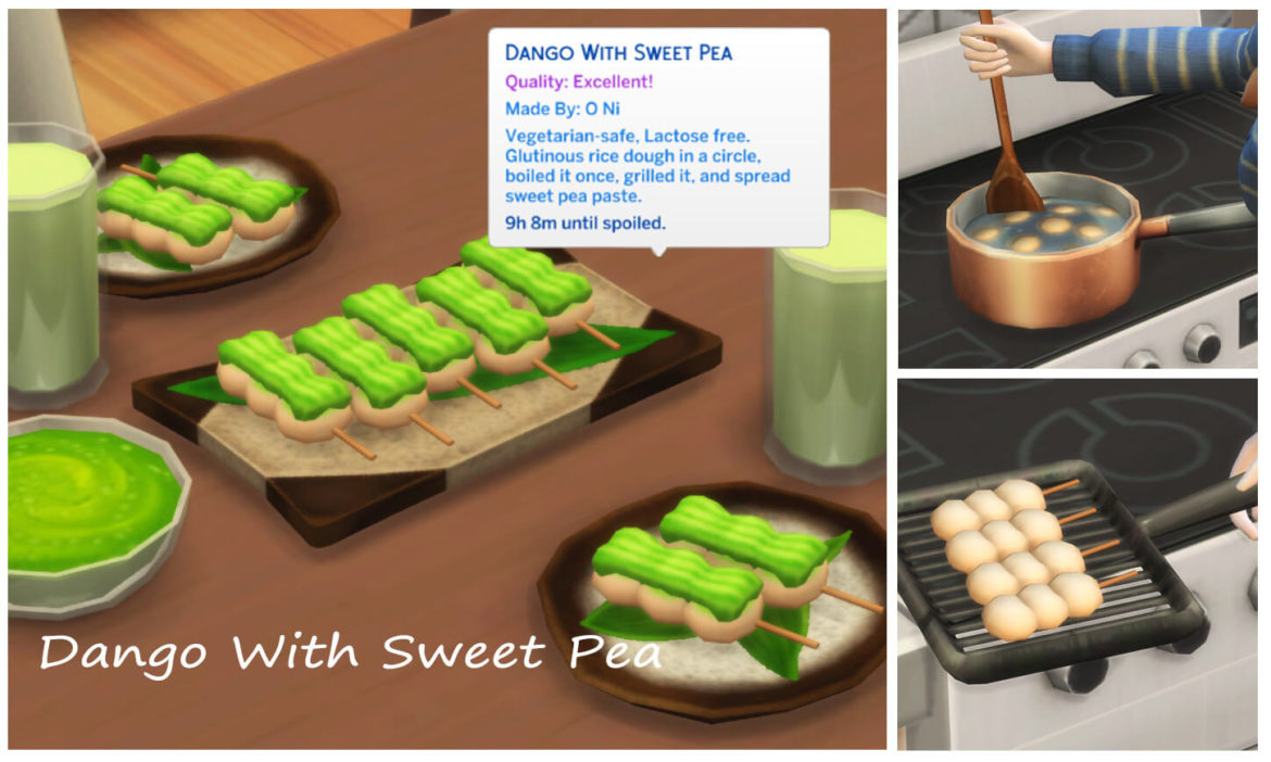 The Sims 4 february 2022 recipedango with sweet pea