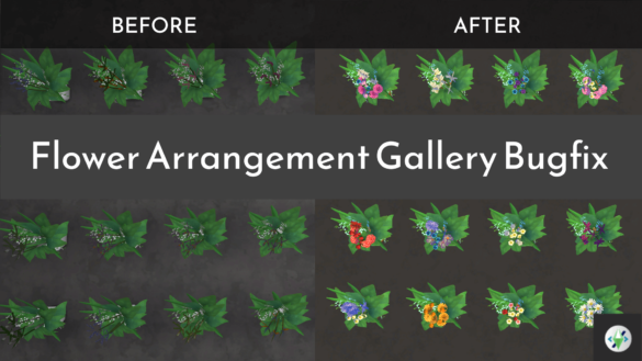 The Sims 4 Flower Arrangement Gallery Bugfix