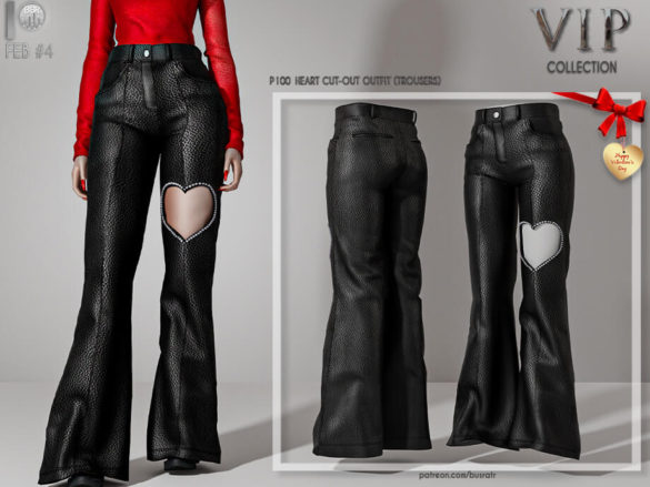 The Sims 4 HEART CUT-OUT OUTFIT P100 by busra-tr