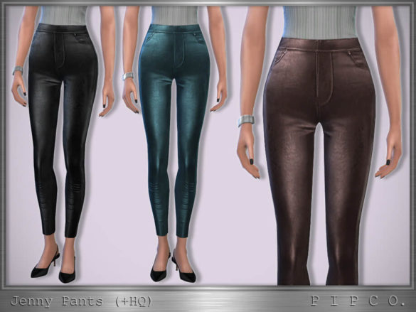 The Sims 4 Jenny Leather Pants by Pipco