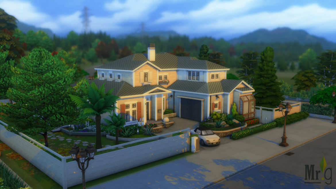 The Sims 4 Large Suburban House at Mister Glucose