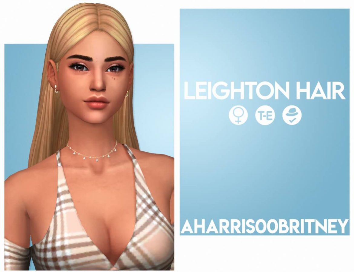 The Sims 4 Leighton Hair at AHarris00Britney