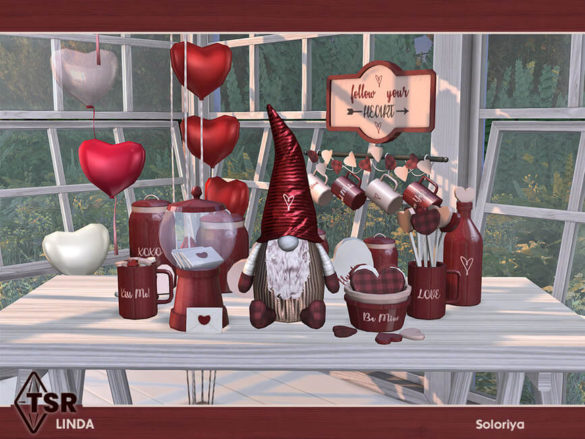The Sims 4 Linda Decor by soloriya at TSR