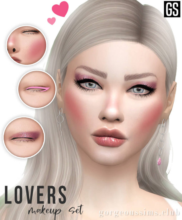 The Sims 4 Lovers Makeup Set at Gorgeous Sims