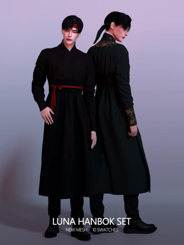 The Sims 4 Luna Hanbok Set at Rona Sims
