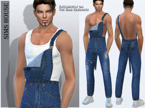 Men’s denim jumpsuit by Sims House