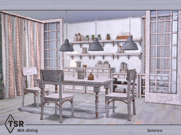 The Sims 4 Mia Dining by soloriya