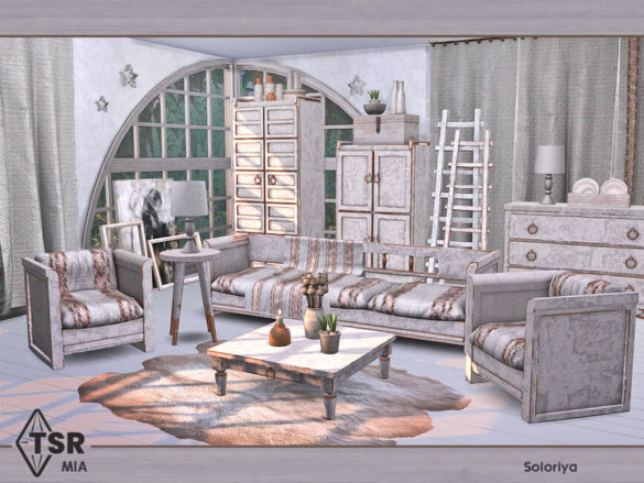 The Sims 4 Mia Living Room by soloriya
