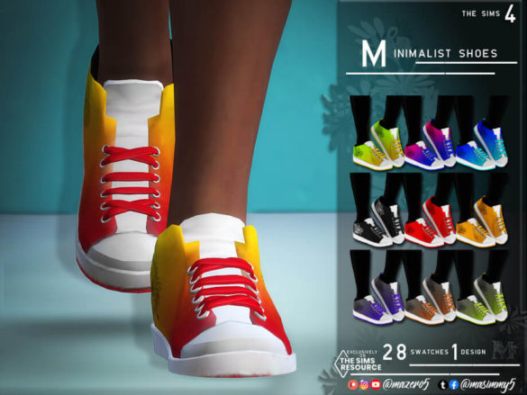 The Sims 4 Minimalist Shoes by Mazero5