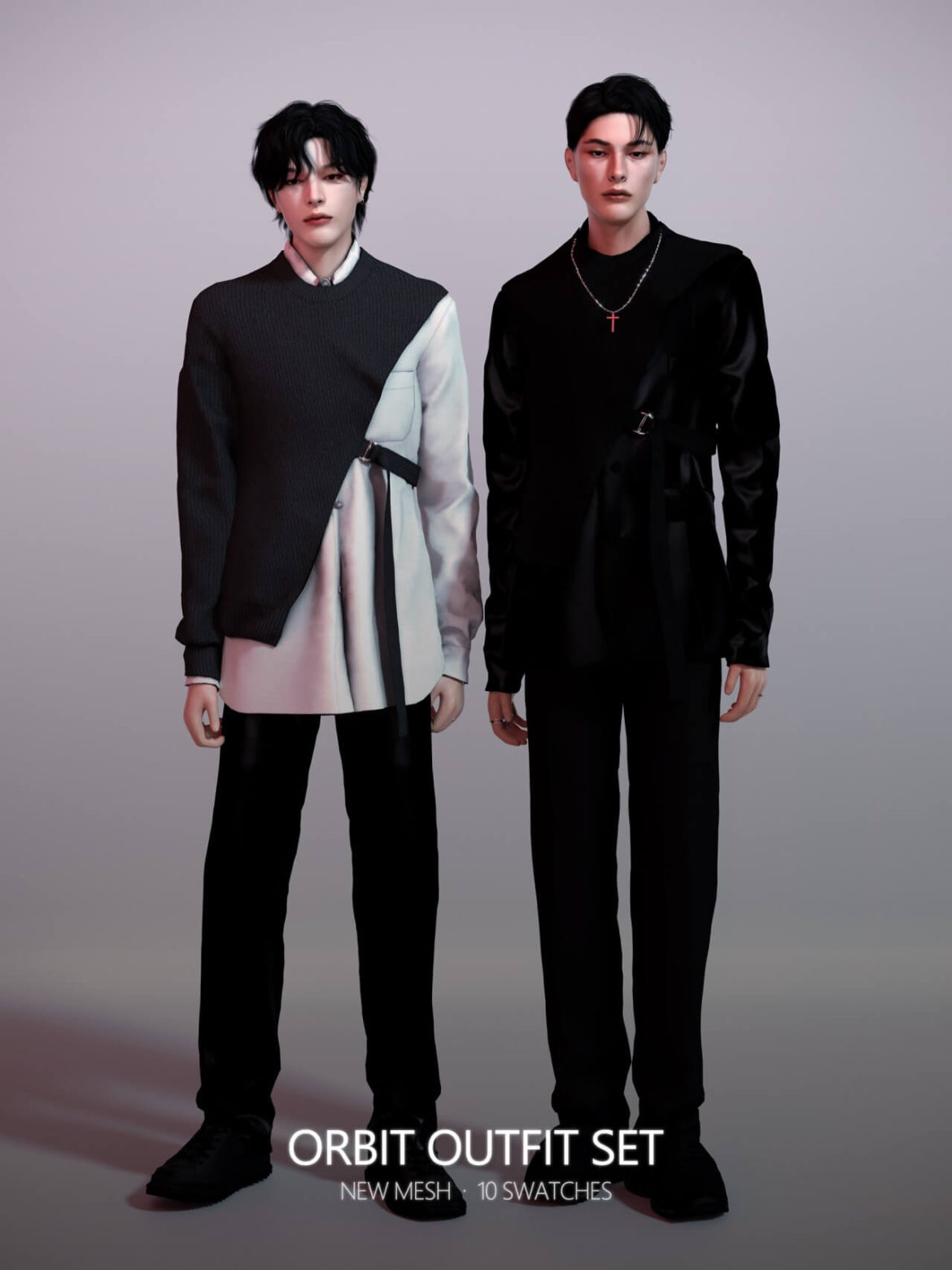 The Sims 4 Orbit Outfit Set from Rona Sims