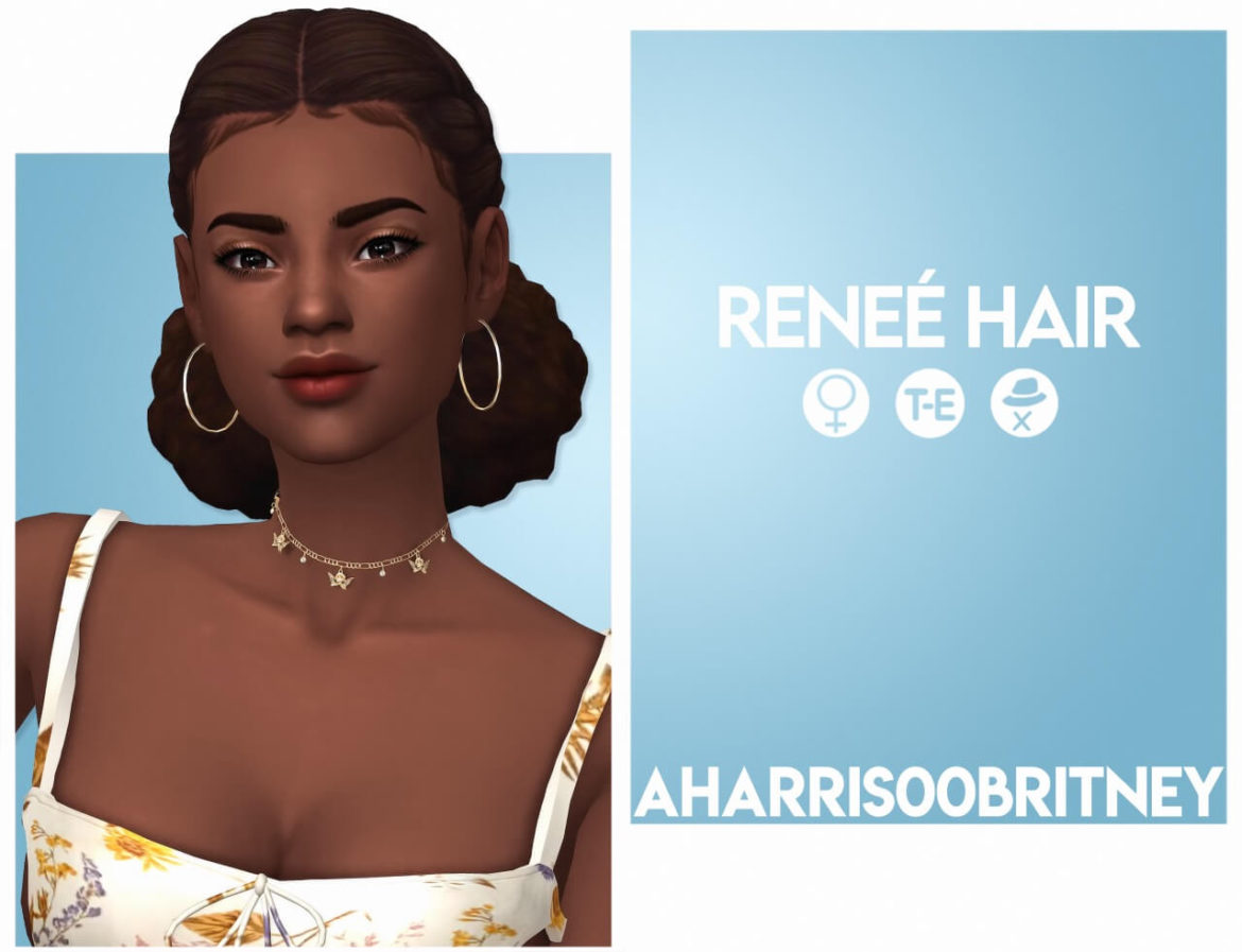 The Sims 4 Reneé Hair at AHarris00Britney