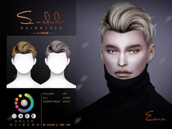 The Sims 4 Short man hair by s-club from TSR