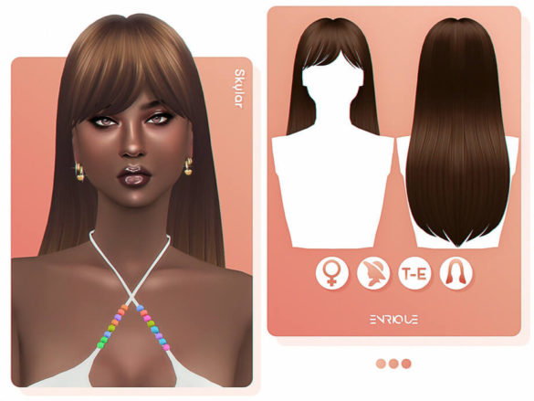 The Sims 4 Skylar Hairstyle by Enriques4
