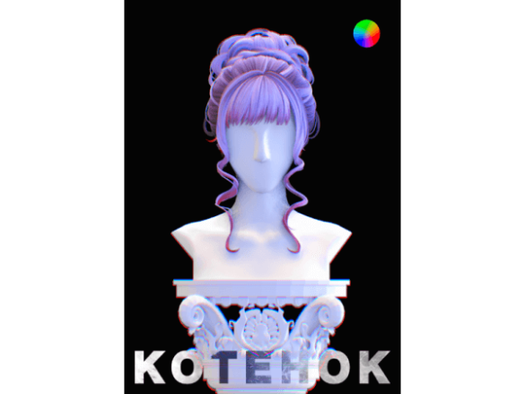 The Sims 4 Sunflower Hair by kotehoksims