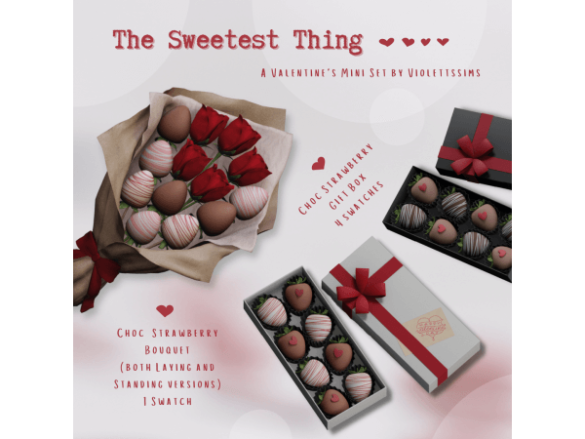 The Sims 4 [Violettssims] The Sweetest Thing Set