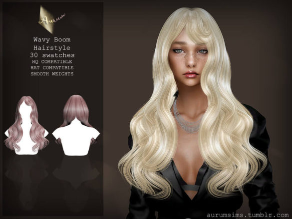 Wavy Boom Female Hairstyle 012 by Aurum